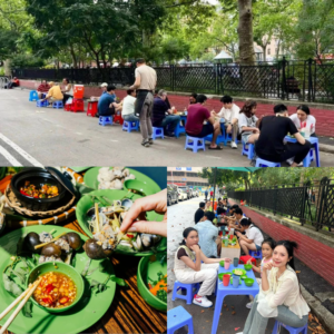 bún đậu mắm tôm ở mỹ trên phố New York