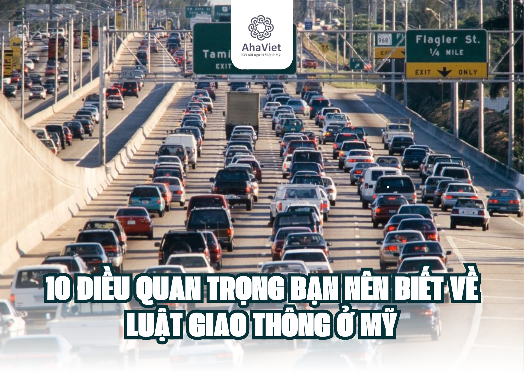 10 ĐIỀU QUAN TRỌNG BẠN NÊN BIẾT VỀ LUẬT GIAO THÔNG Ở MỸ