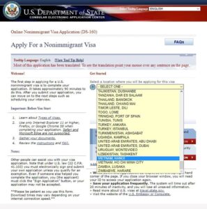 Mẫu đơn xin visa du lịch Mỹ - Cách điền đơn
