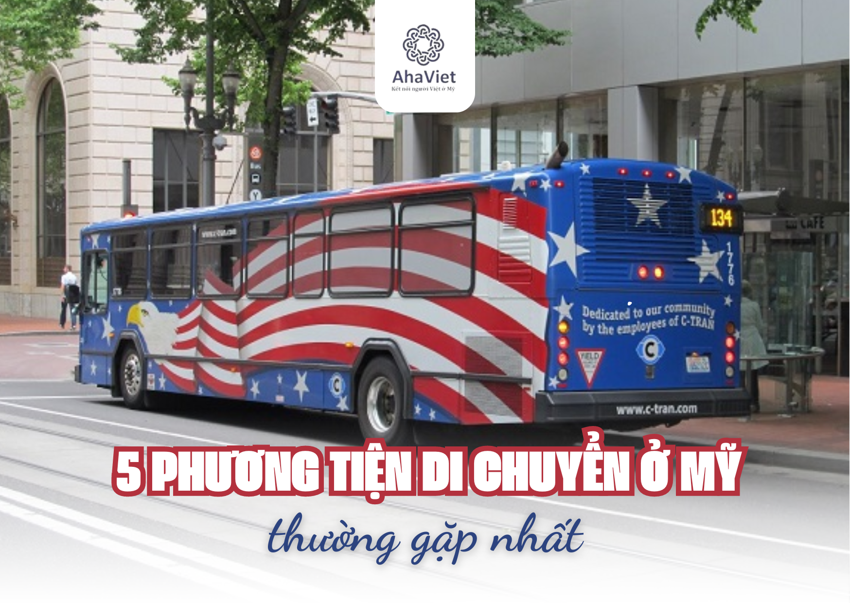 5 PHƯƠNG TIỆN DI CHUYỂN Ở MỸ THƯỜNG GẶP NHẤT