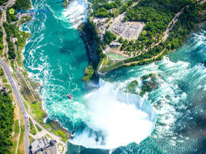 Thác Niagara giữa biên giới Mỹ và Canada - So sánh