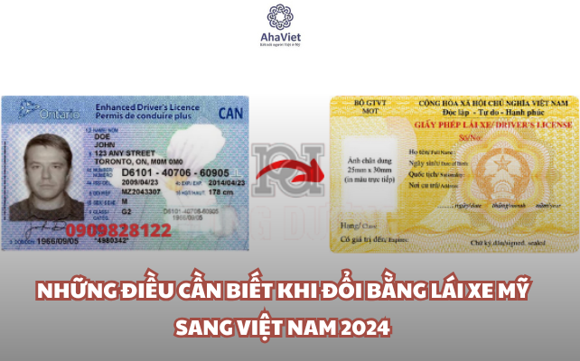 Những Điều Cần Biết Khi Đổi Bằng Lái Xe Mỹ Sang Việt Nam 2024